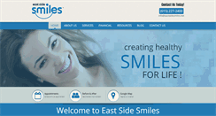 Desktop Screenshot of eastsidesmiles.net